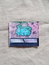 Bulbasaur Japanese Meiji Pokemon Card Lenticular 3D metallic Sticker 11615