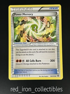Power Memory 108/124 Uncommon Item Fates Collide XY Pokemon Card 2016 - Picture 1 of 2