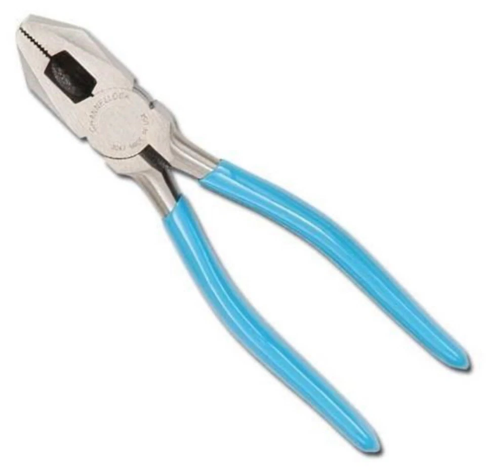 Channellock Tools 3047 Lineman's Pliers 7" with Cutters, Blue Grips USA - Image 1 of 1