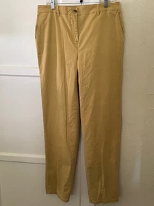 Pantalones Chinos J. Jill Relajados Pierna Recta Cosecha Ligera Sol Talla 16T - Imagen 1 de 5