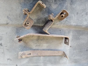 1968-1973 Corvette Rear Bumper Brace Bracket Complete Set & Original Bolts - Bild 1 von 5