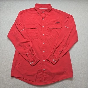 Magellan Outdoors Men’s Long Sleeve Fishing Shirt Red Size XLT Outdoorwear - Picture 1 of 22