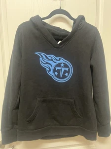 Fanatics NFL Tennessee Titans Hoodie Sweater Womens Medium Black Sweatshirt - Foto 1 di 8