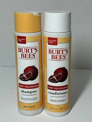 New Burt's Bees Very Volumizing Shampoo & Conditioner Pomegranate 10 fl oz each - Image 1 of 4