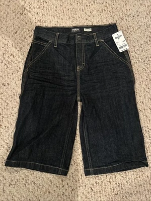 Oshkosh B'gosh Carpenter Shorts Youth Size 14R Blue Denim NWT - Image 1 of 4