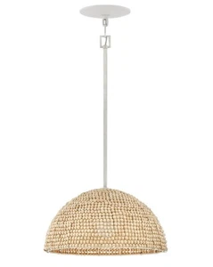 Textured Plaster LED Pendant from the Dalia Collection - Picture 1 of 1