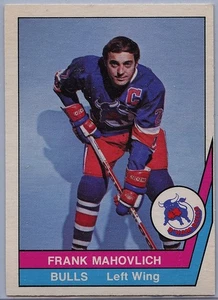 1977-78 O-PEE-CHEE WHA HOCKEY #61 FRANK MAHOVLICH HOF EX-NM RAW (TL-587) - Imagen 1 de 3