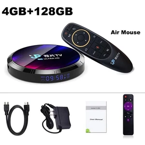 H96 Max 8K RK3528 4GB+64GB UK Plug Ultra HD Smart TV Box Android 13.0 Media Play - Picture 1 of 16