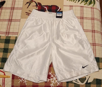 Pantalones Cortos de Baloncesto Nike Blancos Deslumbramiento Para Hombre Medianos Sueltos Bolsillos de Malla Nuevos con Etiquetas Foto 1 de 3