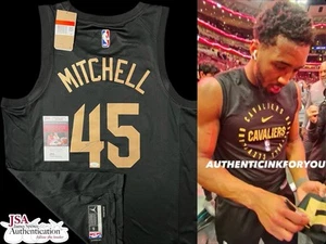 DONOVAN MITCHELL SIGNIERTES TRIKOT JSA COA + GENAUER VIDEOBEWEIS CLEVELAND CAVALIERS - Bild 1 von 5
