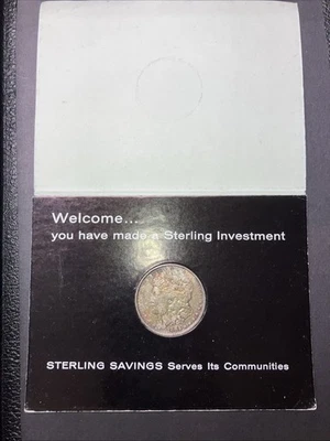 Dólar de plata Morgan 1884 circulado ahorro y préstamo esterlina... Foto 1 de 4