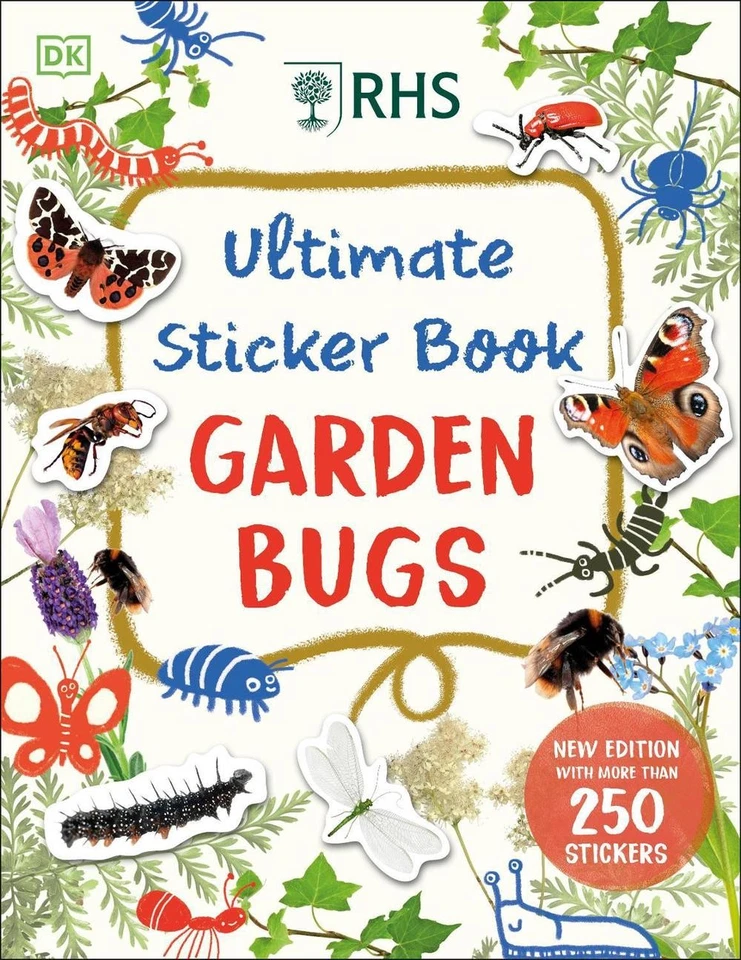 RHS Ultimate Sticker Book Garden Bugs: New Edition with More than 250 Stickers b - Image 1 of 1