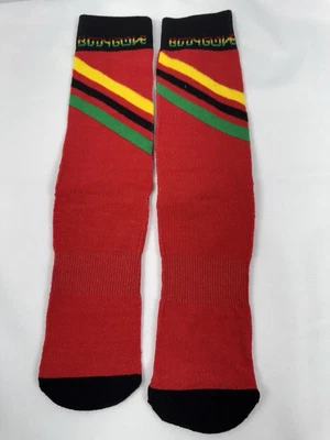 Body Glove Hombre Calcetines Informales Funky Rayas Rojas Portugal Amarillo Talla 10-13 NUEVO Foto 1 de 2