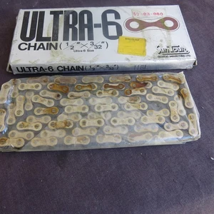 CADENA SUNTOUR 6 7 8 ULTRA-6 NOS CARRETERA VINTAGE 1/2 X 3/32 - Imagen 1 de 3