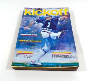 Lot of (5) 1983 Boston Breakers at Tampa Bay Bandits USFL Football Programs - Picture 1 of 2