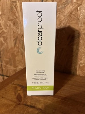 MARY KAY CLEARPROOF DEEP CLEANSING CHARCOAL MASK~094148~ FULL SIZE~ 4 OZ~NIB! - Image 1 of 2