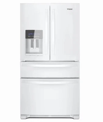 Whirlpool 36" independiente 24,5 Cu. Refrigerador de puerta francesa - WRMF3636RW Foto 1 de 3