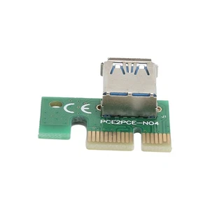 PCIE Riser 60cm 23.6in USB 3.0 PCIe Extender 1X 16X PCIE To Serial Powe NEW - Afbeelding 1 van 12