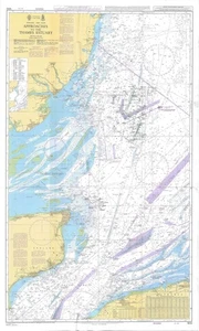 Admiralität 1610 Annäherungen an die Themse Mündung England Ostküste Karte Karte Marine Wal - Bild 1 von 6
