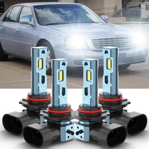 SJMYXCLW White 6000K 9005 9006 LED Combo Headlight Kit Bulb High Low Beam Bright - Picture 1 of 12