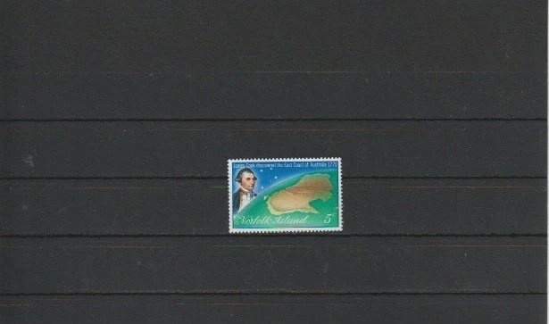 Norfolk Island 1970 SG118 1v NHM Ships-Discovery of Australia's East Coast-Cook - Image 1 of 1