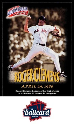1997-98 Fleer Million Dollar Moments #12 Roger Clemens - Image 1 of 2