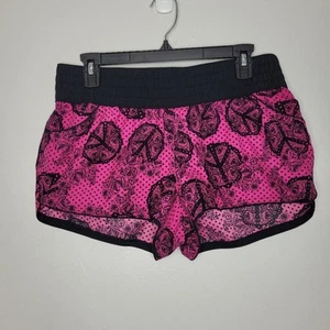 Xhilaration pink black 2010s grunge boho MySpace party mini shorts size xl - Picture 1 of 7