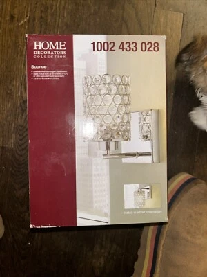 Home Decorators Collection 1-Light Chrome Wall Sconce 1002 433 028 - Image 1 of 2