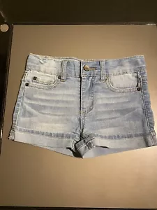 Worn Once DKNY Hipster Blue Denim Cotton Shorts 3 Years - Picture 1 of 5