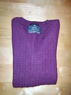 Superdry Premium Knitwear; Suéter Pullover Mezcla Cachemira Italiana; Para Mujer S Foto 1 de 3