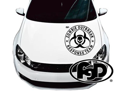 Hood decal Zombie Response Team skull 20"x20" In 9 Colors - Image 1 of 4