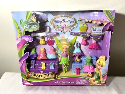 Disney Fairies The Pirate Fairy Tink's Bling Boutique Juego Campanilla RARO Foto 1 de 4