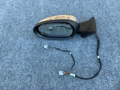 JAGUAR XK XKR (07-09) LEFT DRIVER COMPLETE DOOR MIRROR CHROME OEM HEATED  - Image 1 of 4