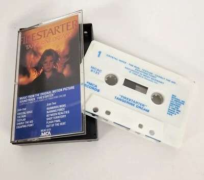 Tangerine Dream Firestarter Movie Soundtrack Cassette Tape 1984 MCAC-6131  - Image 1 of 4