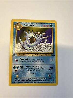 1999 Pokemon TCG - Fossil Set - 1st Edition - Golduck - Non-Holo - #35 - Bild 1 von 4