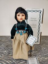 Navajo Little One Porcelain Doll by Ray Swanson Hamilton Heritage 1992