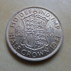 George VI Half-Crown 1941 Silver Nice Grade (myrefn18775B) - Picture 1 of 4