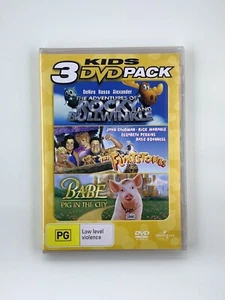 The Adventures Of Rocky And Bullwinkle The Flintstones Babe Pig In The City DVD - Picture 1 of 2