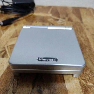 GAMEBOY ADVANCE SP Silver Nintendo  Tested japan GBA Game - Image 1 of 4