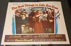 ERNEST BORGNINE - Lobby Card (THE BEST THINGS IN LIFE ARE FREE) SIGNED In Person