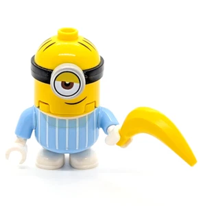 LEGO Minions Minifigura - Stuart en pijama azul PJs (mnn001) 75551 Guarida - Imagen 1 de 5