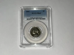 1951-P Jefferson Nickel PCGS PR 65 - Picture 1 of 4