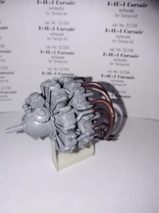 REXx 32038 - 1/32 Exhaust pipes F-4U-1 "Corsair" Airplane Tamiya, branch pipes - Picture 1 of 12