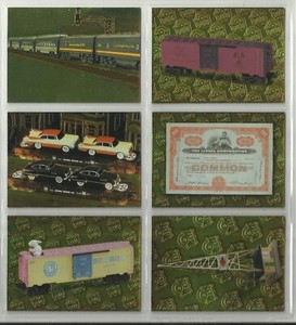 1999 Lionel Legendary Trains (DuoCards) METAL TEX Complete Set of 6 Cards C1-C6