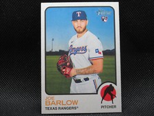 2022 Topps Heritage Joe Barlow #92  RC Texas Rangers