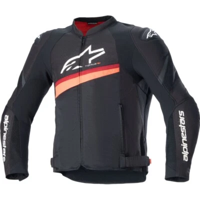 Chaquetas de flujo de aire Alpinestars T-GP Plus R V4 3300624-1030-S negro/rojo fluo pequeñas Foto 1 de 2