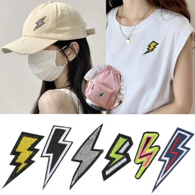 5PCS Embroidered Stickers Iron On Sew On Patches Clothes Stickers ↔ - Image 1 of 4