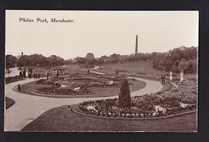 c1915 Pelham series real photo Philips Park Manchester UK postcard - Picture 1 of 2