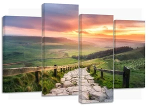 Mam Tor in the English Peak District stampe su tela divise nuove - Foto 1 di 5