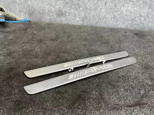 ✔MERCEDES W117 CLA45 CLA250 FRONT LEFT RIGHT DOOR SILL PLATE ILLUMINATED OEM - Picture 1 of 9
